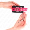 KINK – állítható nylon csuklószorító bőrszíjjal