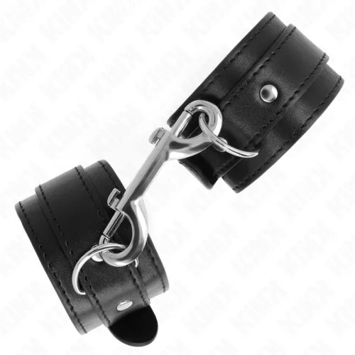 KINK – állítható csuklóbilincs, fekete, 17-28 cm