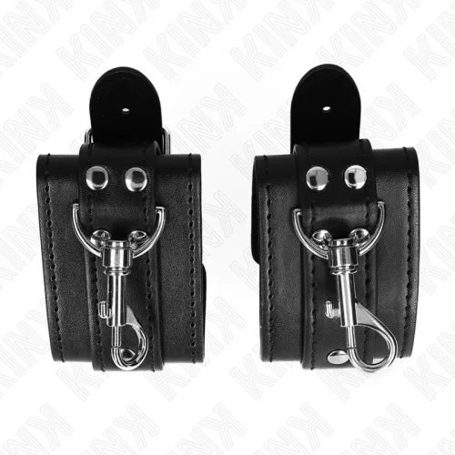 KINK – állítható fekete csuklóbilincs 21-28 cm-ig