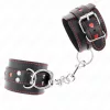 KINK – állítható csuklóbilincsek piros szívvel