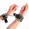 KINK – állítható valódi bőr csuklómegkötő 18-29 cm 