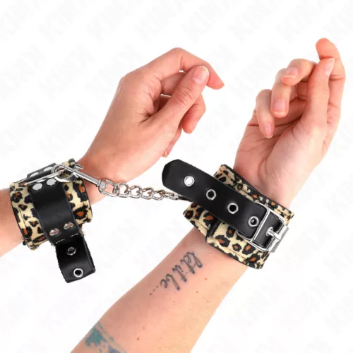 KINK – állítható valódi bőr csuklómegkötő 18-29 cm