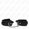 KINK - állítható fekete csuklóbilincsek 20-28 cm-ig