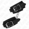 KINK - állítható fekete csuklóbilincsek 20-28 cm-ig
