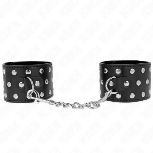 KINK - állítható kézi bilincs (19-24 cm) intim kényelemhez