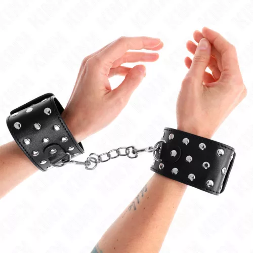 KINK - állítható kézi bilincs (19-24 cm) intim kényelemhez