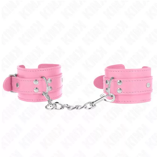 KINK – állítható csukló megkötöző pántok, pink