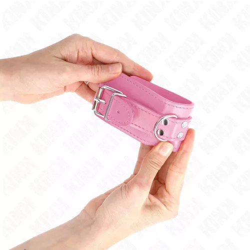 KINK – állítható csukló megkötöző pántok, pink