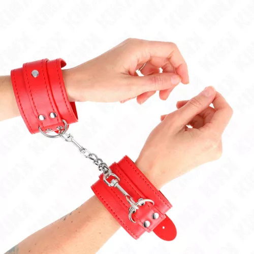 KINK – állítható piros csuklókötöző 20-23 cm-es méretben