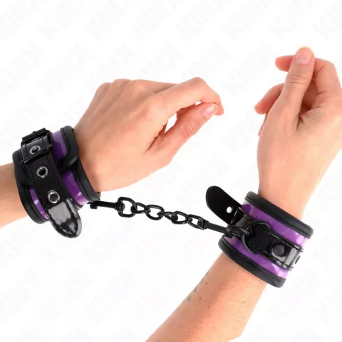 KINK – állítható világoslila csuklókötöző 21-28 cm