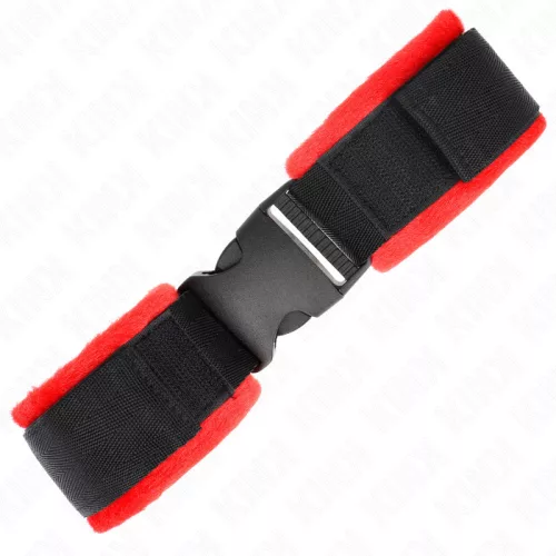 KINK – állítható nylon csuklóbilincsek, stílusos fekete