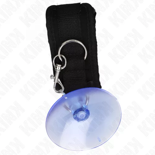 KINK – fekete csuklópánt szívókoronggal (29-40 cm)