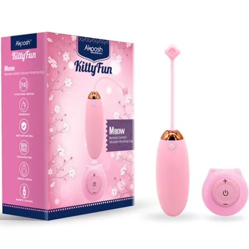 ARMONY Kitty Fun – távirányítós tojás vibrátor 10 rezgésben