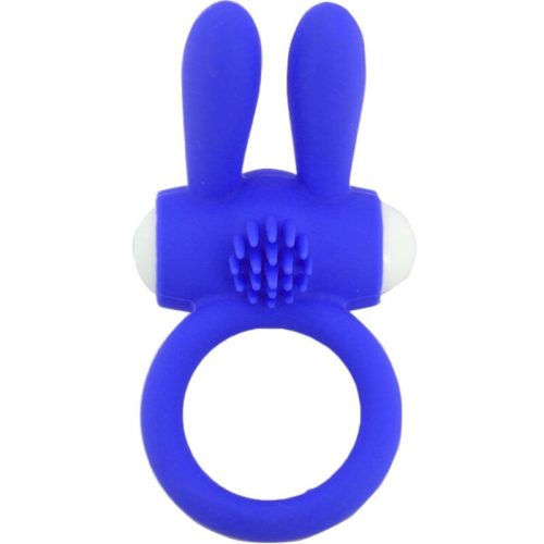 ARMONY Mr. Bunny – prémium szilikon vibráló gyűrű kék