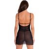 LIVCO CORSETTI FASHION - érzéki fekete chemise S/M méretben