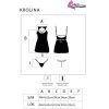 LIVCO CORSETTI FASHION - érzéki fekete chemise S/M méretben
