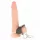 KINK – fém péniszgyűrű bőr övvel és 7 cm lánccal