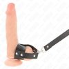 KINK – állítható bőr szíjas péniszgyűrű
