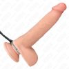 KINK – fém péniszgyűrű lánccal és állítható mellbimbócsipeszekkel