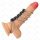 KINK – bőrrel összekötött fém péniszgyűrűk (3,7–5 cm)