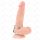 KINK - dupla fém péniszgyűrű bőr pánttal, 3,7-5 cm