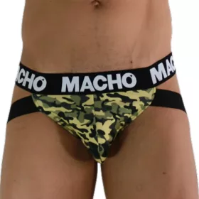 Macho MX28MV – stílusos zöld katonai jock férfi alsó