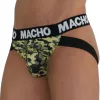 Macho MX28MV – stílusos zöld katonai jock férfi alsó