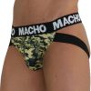 MACHO - prémium katonai zöld jock alsónemű L