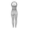 SUBBLIME – hosszú halháló body vállpántokkal, fekete