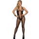 SUBBLIME - fekete bodystocking nyitott hátrésszel, egy méret