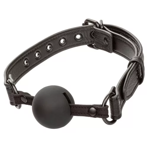 CalExotics – prémium szilikon ball gag fekete színben