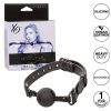 CalExotics – prémium szilikon ball gag fekete színben