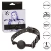 CalExotics – prémium szilikon ball gag fekete színben