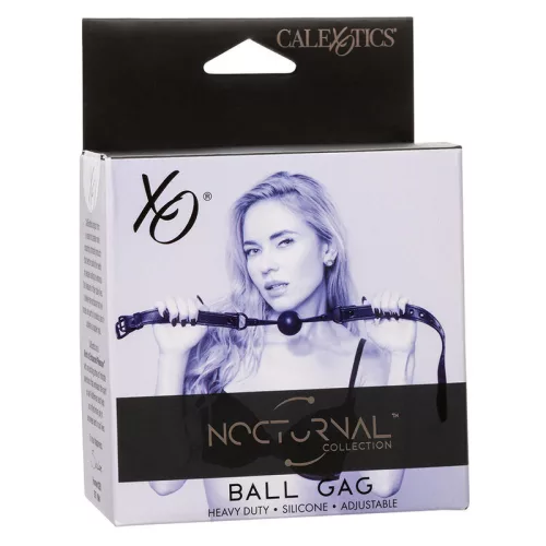 CalExotics – prémium szilikon ball gag fekete színben