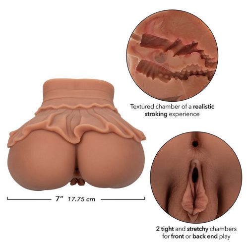 CALEXOTICS - dupla, élethű maszturbátor, karamellás élmény