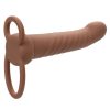 CALEXOTICS Maxx Ribbed – dupla penetráló vibrátor, 10 rezgés