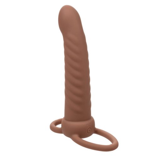 CALEXOTICS Maxx Ribbed – dupla penetráló vibrátor, 10 rezgés