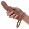CALEXOTICS Maxx Ribbed – dupla penetráló vibrátor, 10 rezgés