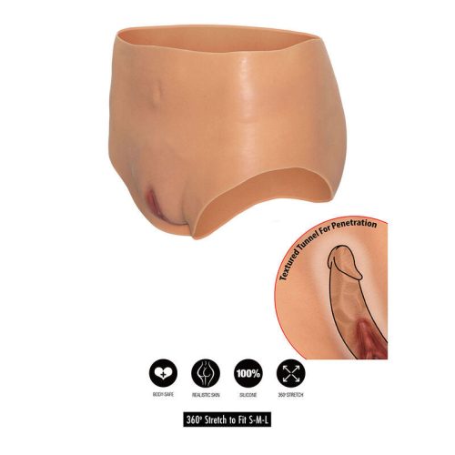 HIDDEN DESIRE – érzéki, nyitott vagina fehérnemű, magas derekú