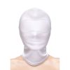 NS NOVELTIES - zárt kapucnis fehér nylon szexi ruházat