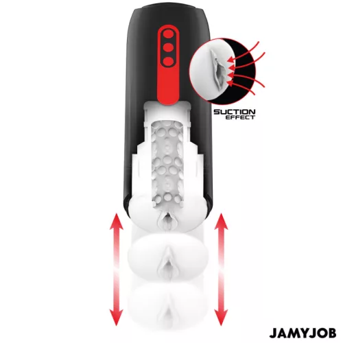 JAMYJOB Phantom – automata hüvelyi maszturbátor, 5 üzemmóddal
