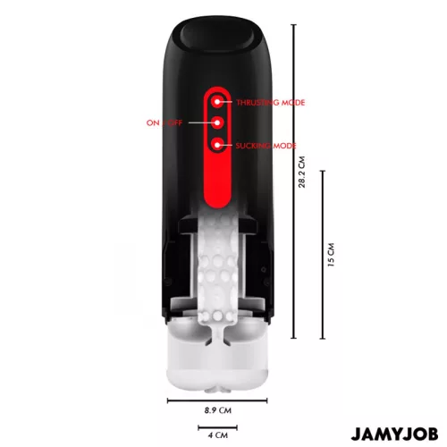 JAMYJOB Phantom – automata hüvelyi maszturbátor, 5 üzemmóddal