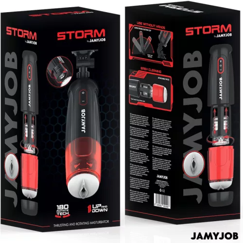 JAMYJOB STORM – automata vaginális maszturbátor, 10 üzemmód