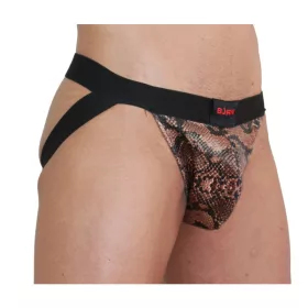   BURN - 002 JOCK SNAKE BLACK L – érzéki fekete jock fehérnemű