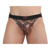BURN - 002 JOCK SNAKE BLACK XL - prémium jock, érzéki megjelenés