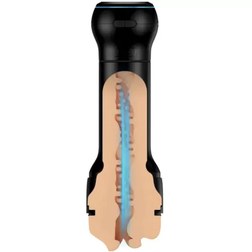 Kiiroo Maszturbátor Szívófunkcióval USB-töltés 23,5 cm fekete