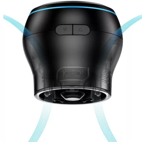 Kiiroo Maszturbátor Szívófunkcióval USB-töltés 23,5 cm fekete