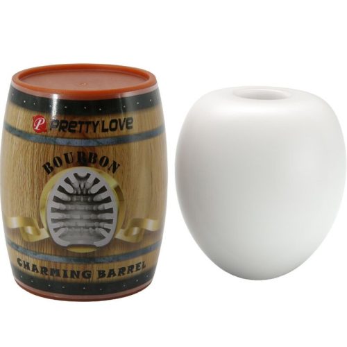 PRETTY LOVE – prémium férfi maszturbátor tojás fehér modell 2