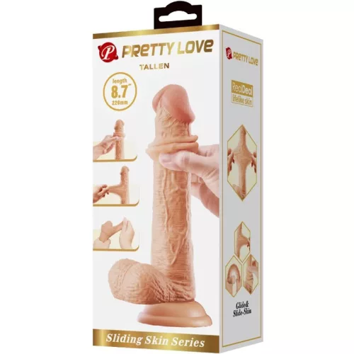PRETTY LOVE – élethű, 22 cm-es dildó