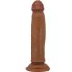 Pretty Love Keon – élethű pénisz 21 cm, barna